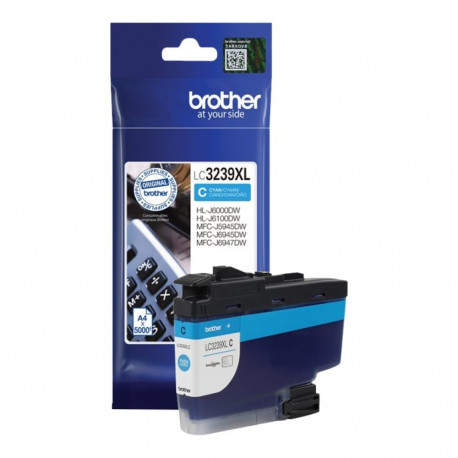 BROTHER LC3239XLC Toner Cyan 5000 pages for HLL6000DW/6100DW/MFCJ5945DW/6945DW/6947DW