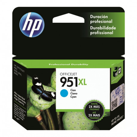 HP 951XL tsüaan tindikassett OJ Pro 8600 8600plus 8100