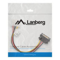 LANBERG CA-SAHD-10CU-0015 Lanberg cable SATA power(M)->MOLEX(F) 15cm