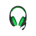 Natec Genesis kõrvaklapid + mikrofon Argon 200, roheline (NSG-0903)