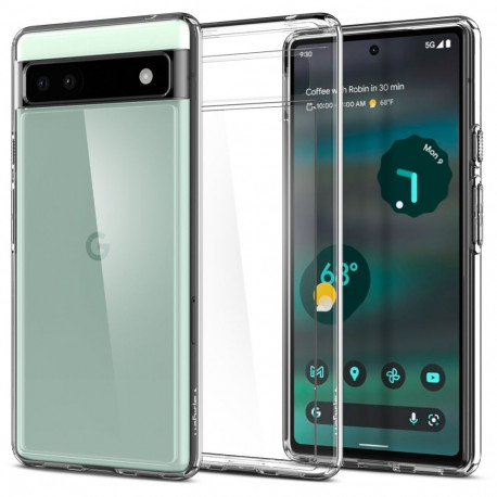 Kaitseümbris Ultra Hybrid, Google Pixel 6a, läbipaistev, Spigen