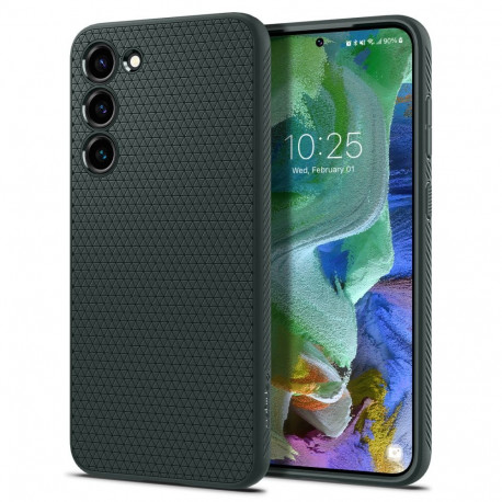 Kaitseümbris Liquid Air, Samsung Galaxy S23+, tumeroheline, Spigen