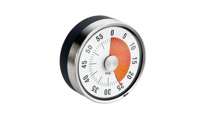  TFA-Dostmann kitchen timer TFA 38.1028.10, black/silver