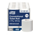 Tualettpaber Tork Advanced Toilet, T4, 2-ply, 9.9cm x 69.4m, 4 tk 120261