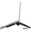 Sülearvuti alus SUN-FLEX®GRAVITY STAND, metall, must / hõbedane värv