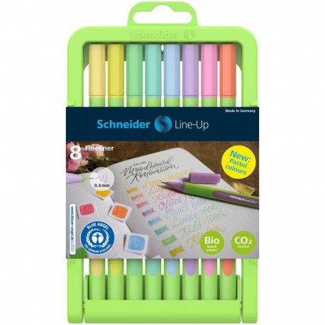 Tindipliiatsite komplekt Schneider Line-Up, 8tk.