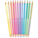 Värvilised pliiatsid Colorino 12 tk / 24 värvi, pastelsed