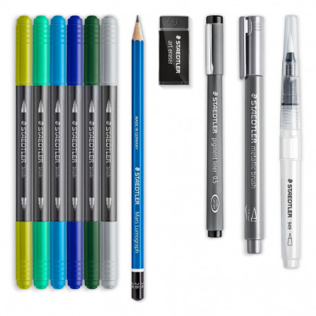 Joonistuskomplekt Staedtler Segakomplekt nr 6
