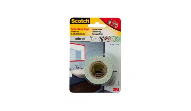 Kinnitusteip kahepoolne Scotch Mirror Mounting, 19mmx1,5m