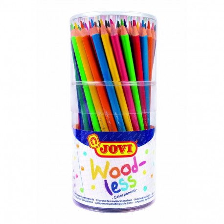 Värvipliiatsid Jovi, kolmnurkne, 84tk (12 eri tooni)