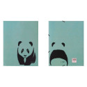 Kaust PAGNA Panda, A4, kummiga, roheline