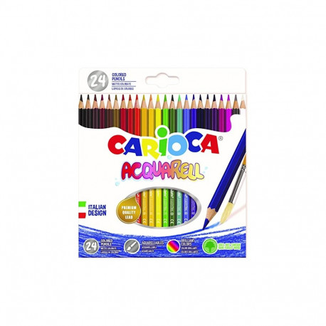 Värvipliiatsid Carioca Acquarell, 24tk
