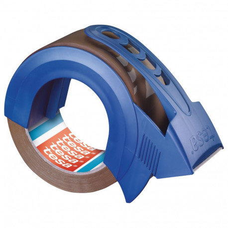 Pakketeip hoidjaga Tesa, 66m x 50mm, pruun