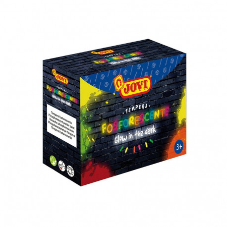 Guaššvärvid JOVI, pimedas helendavad, 4tk x 35ml