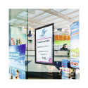 Iseliimuv infohoidja magnetkinnitusega DURABLE DURAFRAME A4, must, 2 tk