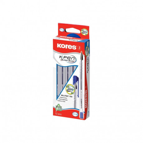 Pastapliiats Kores Sofi Glide K11 M 0,7mm, sinine (2 tk)