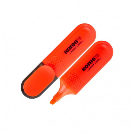 Tekstimarker KORES BRIGHT LINER, oranź (2 tk)
