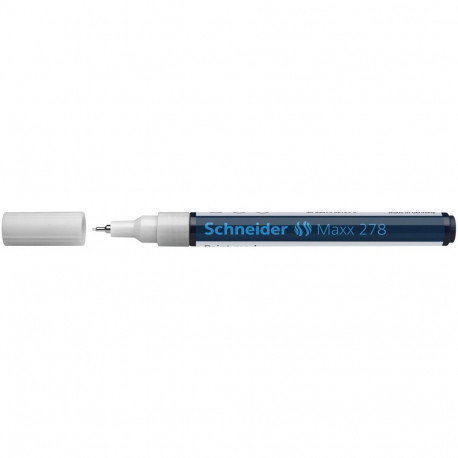 Marker permanentne Schneider Paint Marker 278, 0.8mm, valge