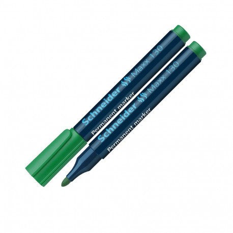Marker permanentne Schneider 130, 1-3mm koonus, roheline