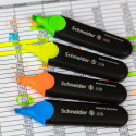 Tekstimarker Schneider Job 1-4,5mm, 4-värvi