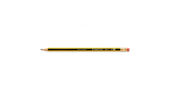 Harilik pliiats Staedtler Noris HB kustutuskummiga (2 tk)