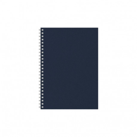 Spiraalköitega kaustik TIMER A5, kartong, täpp, tumesinine