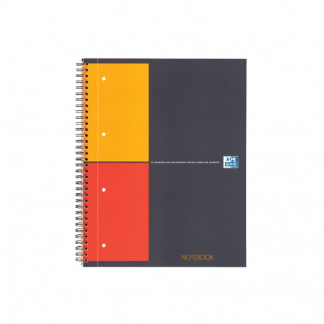 Kaustik Oxford International, spiraalköitega, A4+, 80 lehte, ruuduline