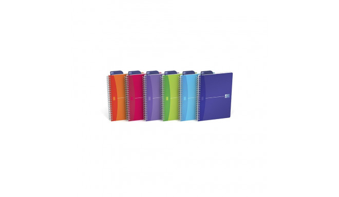 Spiraalköitega kaustik Oxford My colours A5, ruut, 90 lehte