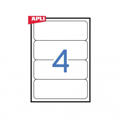 Etiketid Apli ILC registraatorile iseliimuvad 190 x 61mm, 25 tk