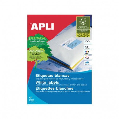 Etiketid Apli ILC iseliimuvad 105 x 70mm 100l/pk