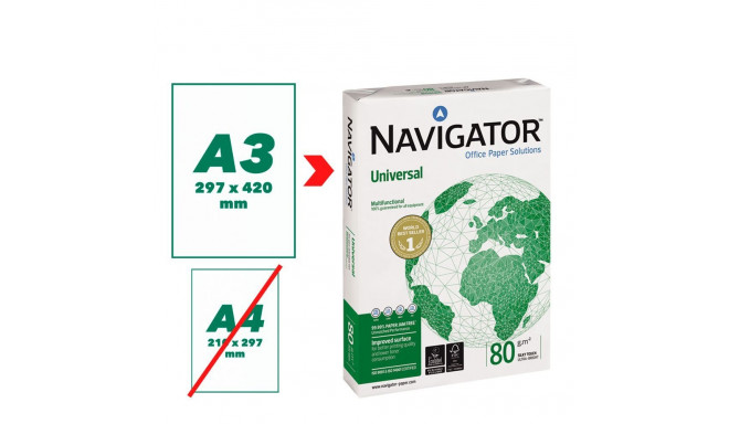 Koopiapaber Navigator Universal A3 80g/m2, 500 lehte 3Re (2 tk)