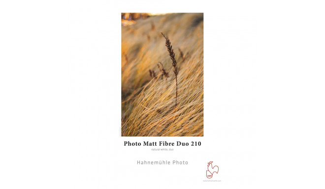 Hahnemühle Photo Matt Fibre Duo 210 A3+ Karbis 25 lühikese teraga lehte