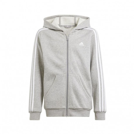 Adidas 3 Stripes FL Full-Zip Hoodie Jr IS3241 (140 cm)
