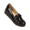 Filippo W PAW364 patent leather shoes, black (38)