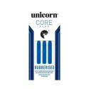 Darts steel tip Unicorn Core Plus - Blue Rubberised Brass 21g: 8650 | 23g: 8651 | 25g: 8652 (23 g)