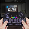 Fusion kompaktne juhtmevaba klaviatuur puuteplaadiga ja värvilise taustavalgustusega Android | iOS |