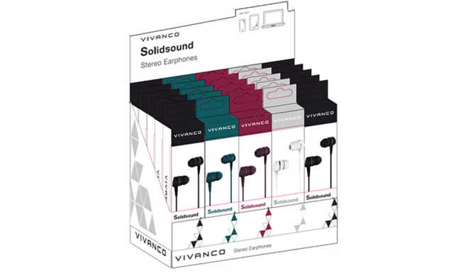 Vivanco kõrvaklapid Solidsound 4, assortii (38900) (avatud pakend)