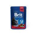 Brit Premium Beef Stew & Peas wet cat food 100g