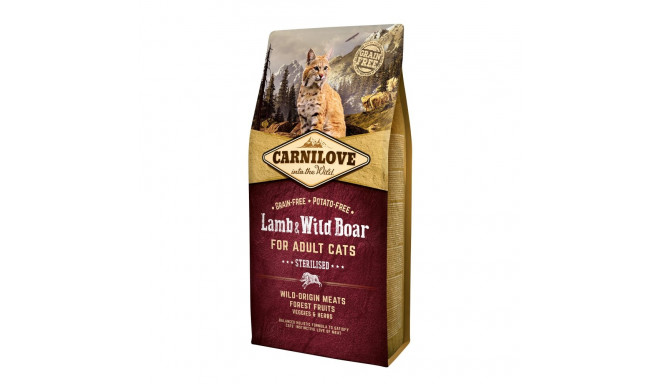 Carnilove Lamb & Wild Boar for Sterilised kassitoit 6 kg