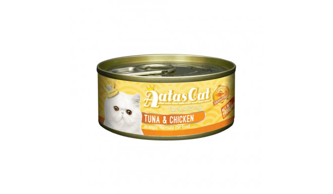 Aatas Cat Tantalizing Tuna & Chicken canned food for cats 80g