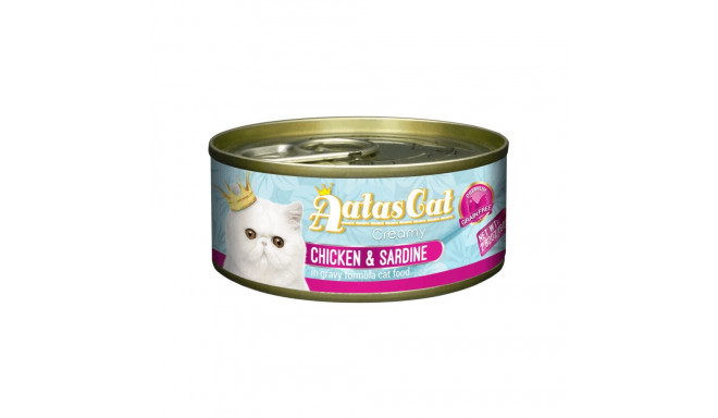 Aatas Cat Creamy Chicken & Sardine canned food for cats 80g