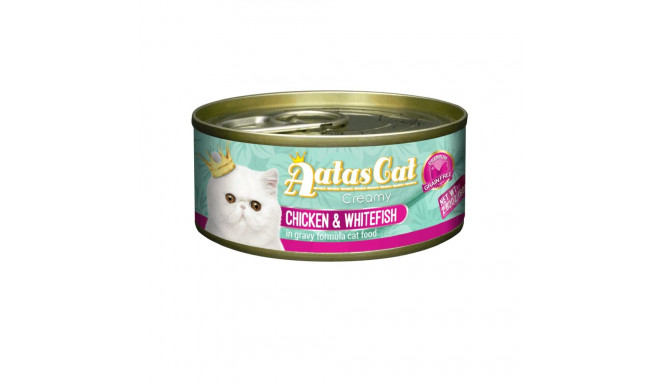 Aatas Cat Creamy Chicken & Whitefish консервы для кошек 80г