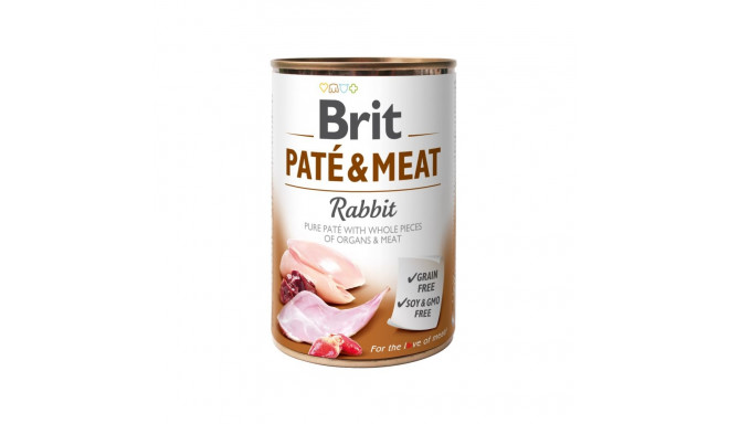 Brit Care Rabbit Paté & Meat консервы для собак 400г
