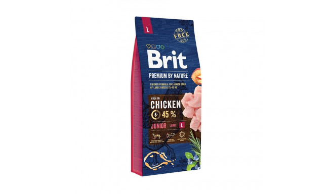 Brit Premium by Nature Junior L полноценный корм для собак 15кг