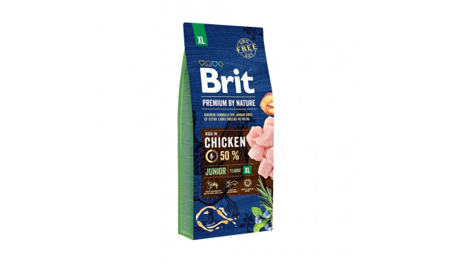 Brit Premium by Nature Junior XL полноценный корм для собак 15кг