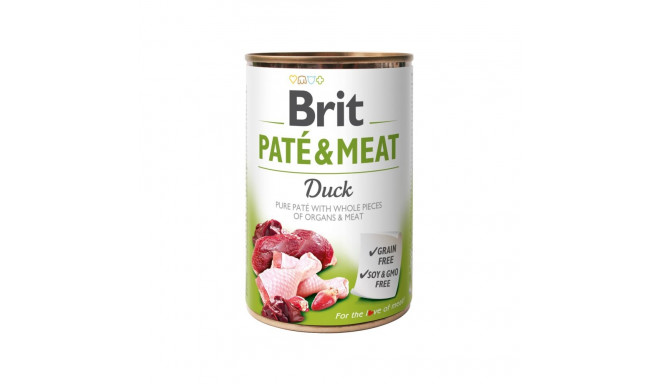 Brit Care Duck Paté & Meat canned food for dogs 400g