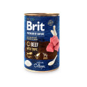 Brit Premium by Nature Beef with Tripes canned food for dogs 800g