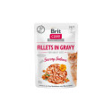 Brit Care Fillets in Gravy Savory Salmon wet cat food 85g