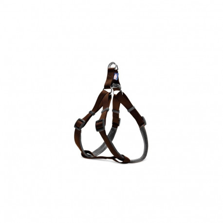 Record pruuni värvi nailonist traksid koertele M