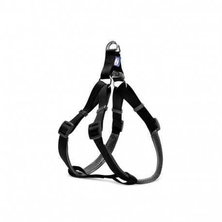 Record black harness for dogs M
